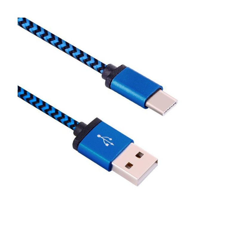 Modro černý kabel USB 2.0 - USB-C 3.1 1m - ✔️ cena, recenze | Profiscales.cz