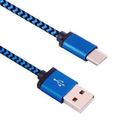 Modro černý kabel USB 2.0 - USB-C 3.1 1m - ✔️ cena, recenze | Profiscales.cz