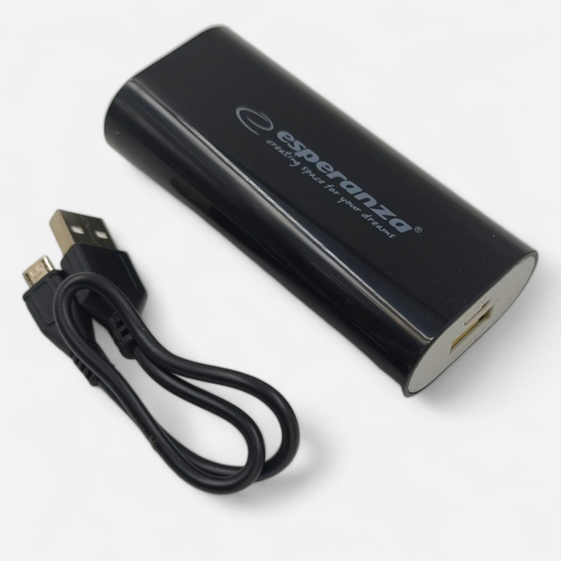 Esperanza EMP105K Powerbanka 4400mAh - černá - ✔️ cena, recenze | Profiscales.cz
