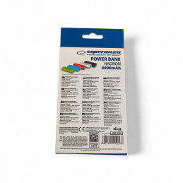 Esperanza EMP105K Powerbanka 4400mAh - černá - ✔️ cena, recenze | Profiscales.cz