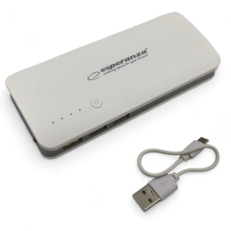 Esperanza EMP106WE Powerbanka 8000mAh - bílo-šedá - ✔️ cena, recenze | Profiscales.cz
