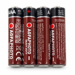 Baterie AgfaPhoto AAA/R03 4 ks (smršťovací obal) - ✔️ cena, recenze | Profiscales.cz