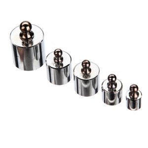 5 dielná sada kalibračných závaží 5g 10g 20g 20g 50g