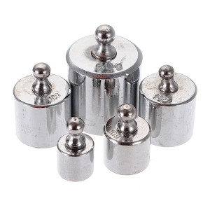 5 dielná sada kalibračných závaží 5g 10g 20g 20g 50g