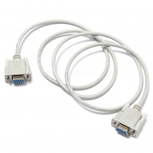 Null Modem kábel RS232 DB9F/DB9F