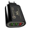 Maclean Energy nabíjačka QC 3.0  MCE479 B - čierna Qualcomm Quick Charge 3,6-6V / 3A, 6-9V / 2A, 9-12V / 1,5A