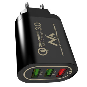 Maclean Energy nabíjačka QC 3.0  MCE479 B - čierna Qualcomm Quick Charge 3,6-6V / 3A, 6-9V / 2A, 9-12V / 1,5A
