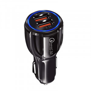 Maclean Energy nabíjačka do auta QC 3.0  MCE478 B - čierna Qualcomm Quick Charge QC 3.0 - 5V / 3A, 9V / 1,8A, 12V / 1,6A